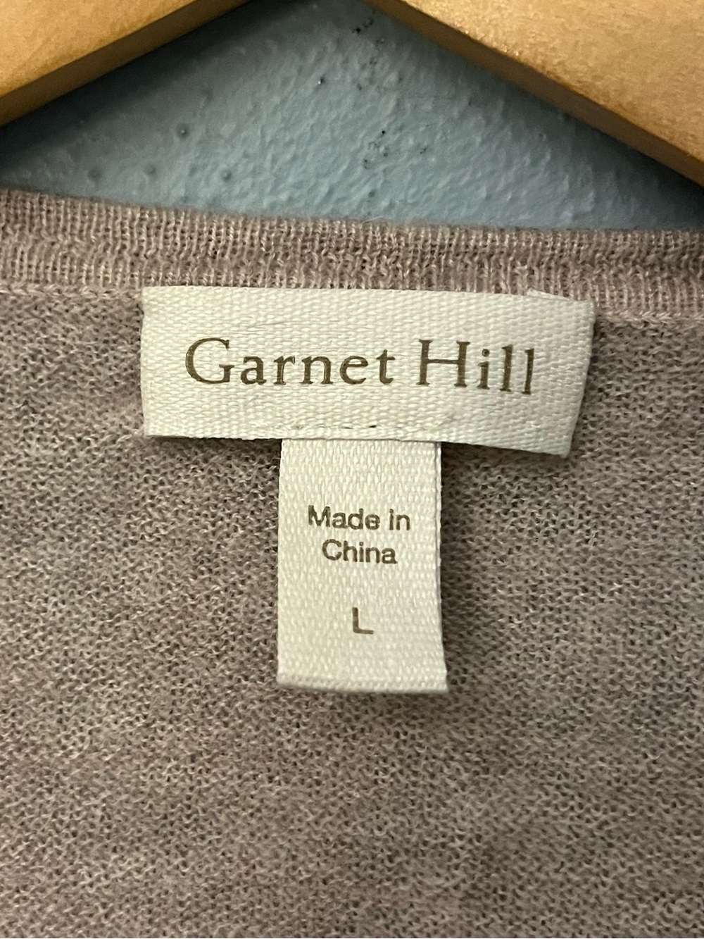 Garnet Hill Open-Front Cashmere Cardigan - Picture 2 of 3